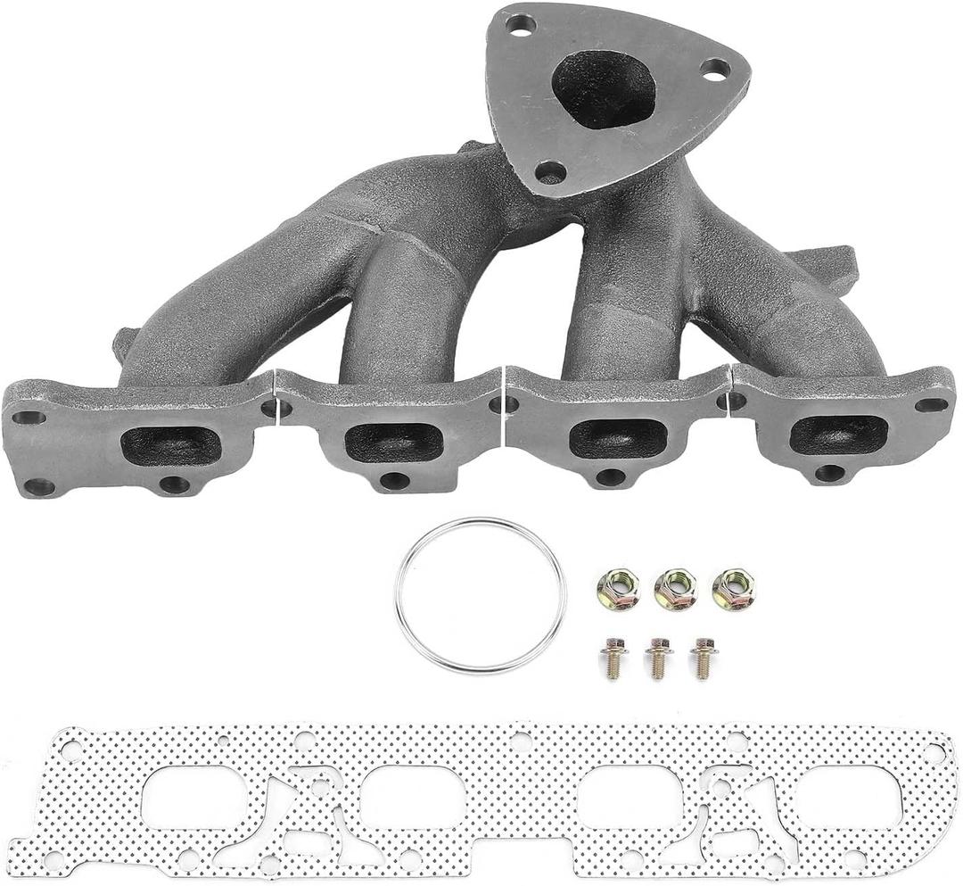 A-Premium Engine Exhaust Manifold Kit W/Gasket & Nuts & Bolts [DOHC 4Cyl 2.4L] Compatible with Chevrolet Equinox & GMC Terrain, 2015 2016 2017, 2.4L