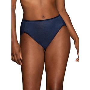 Vanity Fair Women's Illumination Brief Panties (Regular & Plus Size), Ghost Navy, 7