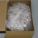 Holiday Light Clips [Set of 200] Christmas Outdoor Light Clips - Mount to Shingles & gutters - Works with Mini, C6, C7, C9, Rope, Icicle Lights - No Tools Required