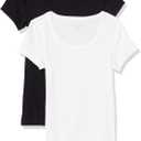 Amazon Essentials Women's Slim-Fit Cap-Sleeve Scoop Neck T-Shirt (XX-Large)