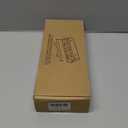 Paper Towel Holder Wall Mount for Kitchen, Easy One-handed Operation Design, Self Adhesive Paper Towel Holder with Shelf for Bathroom, RV Paper Towel Rack Paper Roll Holder with 2 Hooks, Black