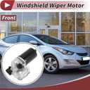 Windshield Wiper Motor for Hyundai Elantra 2009-2012 for Hyundai Santa Fe 2013-2018 Front Windscreen Wiper Motor Replacement No.981101H000 5 Pin