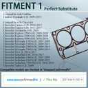 LS3 5-Layer Head Gaskets with Head Bolt Kit Fit for Chevy GMC Express Silverado Suburban Savana Sierra Yukon Cadillac Escalade Pontiac G8 6.0 6.2 L9H L76 L77L92 L94 L96 L99 LC8 Like 12610046
