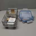 Snapware Total Solutions (5-Pack) Glass Food Storage Containers Set, Airtight & Leakproof Locking BPA-Free Lids, Freezer Dishwasher Microwave Safe