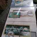 3 Piece Geometry Wall Art Circle and Rectangle Painting Funky Artwork Abstract Black White Picture Gallery Wrapped Home Office Decor  (12.00" x 16.00" x 3PCS)