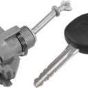 ACROPIX Front Driver Side Door Lock Cylinder with Key Fit for Toyota Camry 2002-2006 No.6905206010 - Pack of 2