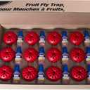 Terro Fruit Fly Traps for Indoors (12 Pack) + 540 Days of Lure Supply