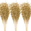 Joiedomi 24 Pcs Christmas Tree Berry Stem (Gold), Decorative Bead Sticks, Glittery Twigs, Picks, Branches for Christmas Tree, Small Vase, Holiday, Wedding, Party (17 Inches, Gold)