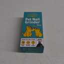 LuckyTail Pet Nail Grinder for Dogs and Cats - Super Quiet and Low Vibration Electric Dog Nail Grinder with 2 LED Lights - USB Rechargeable and Cordless - 2 Speeds - Small to Large Pets (White)