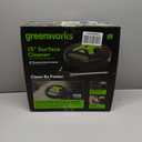 GreenWorks 5210902 15" Extension Included Surface Cleaner, Green