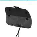 uxcell Rear Bumper Tow Hook Cover for Mercedes Benz C-Class W205 2015-2020 Rear Bumper Tow Hook Eye Cap No.A2058850224 Black