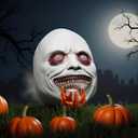 2 x Scary Halloween Mask for Adults, Realistic and Durable Latex Creepy Horror Mask for Cosplay and Halloween Party