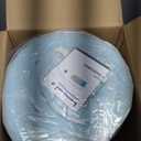 Best Price Mattress 4 Inch Egg Crate Memory Foam Mattress Topper with Cooling Gel Infusion, CertiPUR-US Certified, Dorm Essentials, Queen, Light Blue