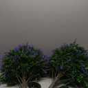 27.2" Artificial Lavender Topiary Set of 2 with Spike, Fake Plants Boxwood Balls Greenery Shrubs , Uv Resistant Artificial Push in Flowers Bushes for Outdoor Front Porch Decor, Home Faux Plants Indoor