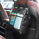 Fekey&JF Hanging Car Trash Can, Waterproof Leakproof Oxford Auto Garbage Bag with Storage Pockets, Vehicle Multi-Use Organizer for Outdoor Traveling, Foldable Trash Bin Universal for Car, SUV (Camouflage)