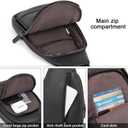 CLUCI Crossbody Bags for Women Men,Leather Sling Bag Cross Body Backpack for Woman Gifts for Women Birthday Unique