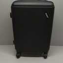 DUKAP DISCOVERY 20-Inch Carry-On Hardside Spinner Luggage Lightweight Black