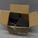 Sofa Legs Square Bed Feet 5 inch Wood Replacement Leg for Furniture Set of 4,Black (5, 4set)