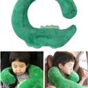 Car Travel Pillow for Kids Car Seat Pillow Cute Cartoon Travel Pillow Cushion Breathable Head and Body Support Pillow for Sleeping Travel Neck Rest Car Seat Pillow Long Journey&Road Trip