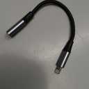 AGVEE 2 Pack 4 inch USB-C Female to Lightning Male Adapter, 30W Fast Charging Charger Converter for iPhone 14 13 12 11 Airpods iOS Device Carplay, Not for Audio, Dark Gray