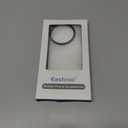 Eastcoo Slim Case for Oneplus 13 Case, [Hard PC Back+Soft TPU Bumper] [Anti-Yellowing] [Support Wireless Charging] Slim Fit Shockproof Protective Transparent Case Cover for OnePlus 13 5G, Matte Black