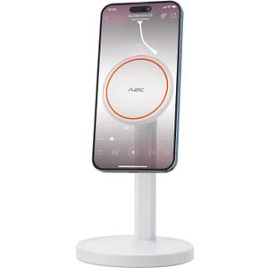 APPS2Car Magnetic Phone Stand,for MagSafe iPhone Stand Holder for Desk with 360 Magnetic Head, Adjustable Cell Phone Stand Compatible with iPhone 15 14 13 12 Pro Max and MagSafe CaseWhite