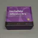 Invisible Strapless Sticky Bra Push up for Women, Ultra Adhesive Bra for Backless Dress, Cleavage Bra Lift Novelty Bras (B Cup, Light Beige)