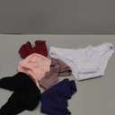 FINETOO 6 Pack Cotton Underwear for Women Cute Low Rise Bikini Panties High Cut Breathable Sexy Hipster Womens Cheeky, Set 1, (Large)