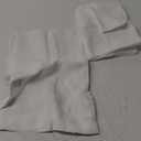Simple&Opulence 100% French Linen Pillowcase Queen Size-Set of 2- Washed Solid Color Pillow Cases Embroidered -Soft and Durable (White, 20''x30'')