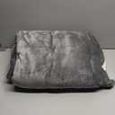 Bedsure GentleSoft Sherpa Fleece Twin Blanket for Couch, Non-Heated, Thick and Warm Throw for Women and Men, Soft Fuzzy Plush Blanket for Winter, Grey, 60x80 Inches