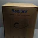 BEDLORE 4 Inch Memory Foam Mattress Topper King,2-in-1 Dual Layer Design (2" Gel Memory Foam + 2" Plush Pillow Top Cover) Mattress Topper Medium-Firm,Pressure Relief & Back Pain Support(Dark Gray)