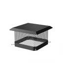 GarveeTech Chimney Cap 13x13 in, Chimney Cover Outside Cap for Wood Stove Fireplace Chimney Flue Caps With Light Scratches On Top