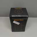 BAYKA 34oz French Press Cold Brew Coffee Maker, Heat and Cold Resistant Thickened Borosilicate Glass Stainless Steel Coffee Press, Iced Coffee Pot Tea Pitcher for Kitchen Travel Camping,1 Liter,Silver