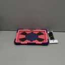 Case for Samsung Galaxy Tab A11+ Plus/A9+ Plus 11-Inch 2025/2023, Auorld Rugged Case for Samsung Galaxy A9+/A11+ Tablet with Screen Protector 360 Rotating Stand Shoulder Strap Pen Holder, Navy Pink