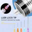 60ml Luer Lock Syringe without Needle - 60cc Plastic Syringes, Sterile, Individually Sealed, Pack of 30