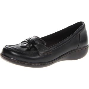 Clarks Ashland Bubble Loafer Women's Slip On (6, Black)