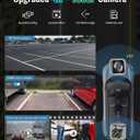 Madoec Portable Apple Carplay Screen for Car, 9" Wireless Apple Carplay & Android Auto,4K Dash Cam,1080p Backup Camera DVR,Car Audio Receivers GPS Navigation Mirror Link, Bluetooth,FM, Siri