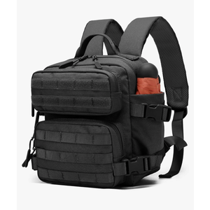 Mini Tactical Backpack for Men and Women, 9L Small Molle Backpack for Woman Military Backpacks for Gym, Hiking, Daily, Travel, Camping (Black)