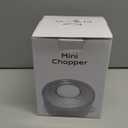 Electric Garlic Chopper, 350ML Glass Bowl Mini Food Processor, Portable Veggie Chopper Onion Garlic Grinder, Wireless Blender for Ginger, Chili, Fruit, Meat, etc