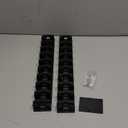 Hat Organizer for Baseball Caps, Hat Rack for Wall with Strong Adhesive Hold up to 10 Hats, Hat Hanger Holder Display for Door Closet, Cap Organizer Storage Multilayer Two Mounting Option (Black)