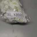 Flojery Silk Hydrangea Heads Artificial Flowers Heads with Stems for Home Wedding Decor,Pack of 10 (White)