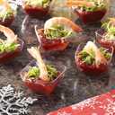 TOFLEN 200ct 2 oz Mini Dessert Cups with Spoons, Clear Plastic Reusable Small Party Serving Cups for Appetizers, Hors D'oeuvres Plates
