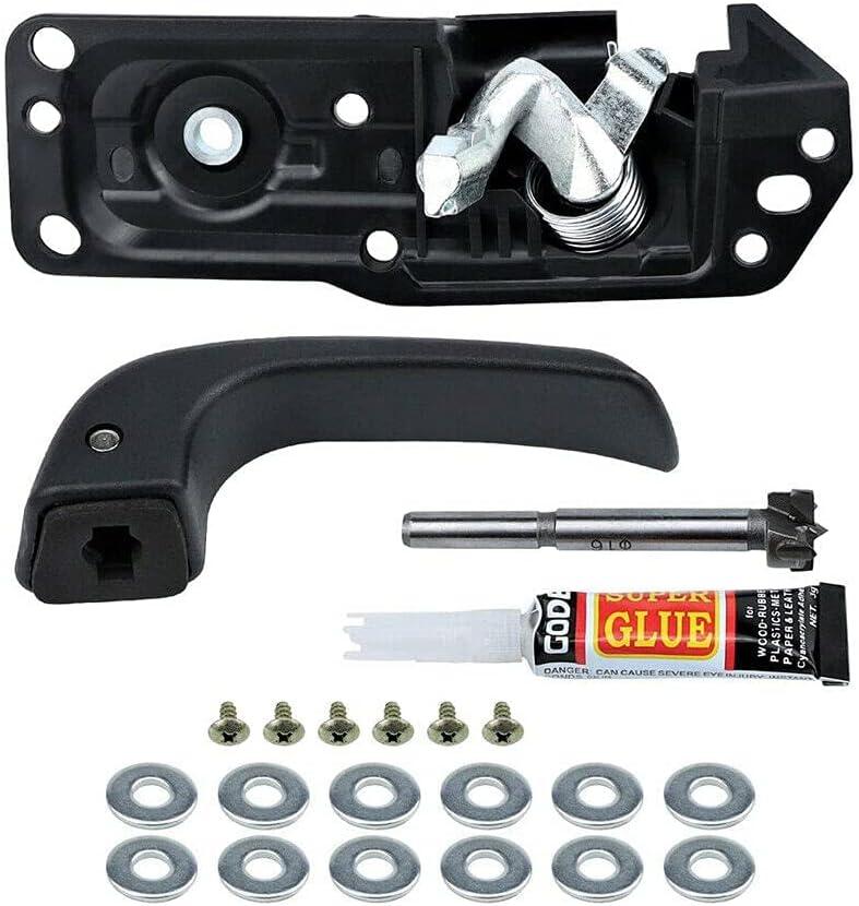 Lelecar 20833606 Driver Side Interior Door Handle for Chevy Silverado/GMC Sierra 1500 2500 3500 2007-2013 Tahoe/Yukon 2007-2014 Replaces 80374