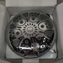 MakeFit Filtered Shower Head - High Pressure Shower Head with Filter for Hard Water Softener - 7 Settings Bathroom Rain Showerhead to Remove Chlorine and Heavy Metals (Chrome)