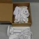 Zivif 2W Solar Panel for Security Cameras, Solar Charger with Micro USB & USB-C Port for Rechargeable Battery Security Camera, 360 Adjustable Mount (2 Pack)