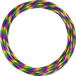 Gemscream 12 Pack 24 inch Exercise Hoop Plastic Glitter Hoop Obstacle Course Ring Toy for Adult Party Gymnastic Playing for Parade Decoration Games Performance Outdoor Sports, One Size