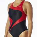 TYR SPORT INC Women's Alliance T-Splice Maxfit Swimsuit (30, Black/Red)