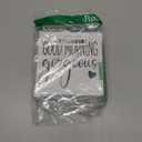 Good Morning Gorgeous Sign Wood Block,Funny Bathroom Signs Wooden Box for Bathroom Shelf Washroom Toilet Restroom Shelves Decor 5"L x 5"W x 1.1"H