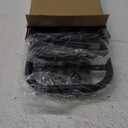 Gonfoam 3-Tier Expandable Shoe Rack,Adjustable Shoe Shelf Storage Organizer Heavy Duty Metal Free Standing Shoe Rack for Entryway Closet Doorway (Black)