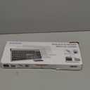 TopMate Wireless Keyboard and Mouse Ultra Slim Combo, 2.4G Silent Compact USB Mouse and Scissor Switch Keyboard Set with Cover, 2 AA and 2 AAA Batteries, for PC/Laptop/Windows/Mac - Blue Black